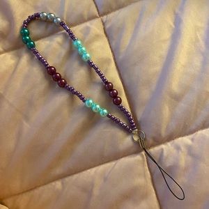 Phone Wristlet Strap Hand Beaded Multiple Colors